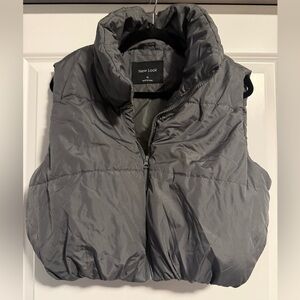 New Look Charcoal Puffer Vest
